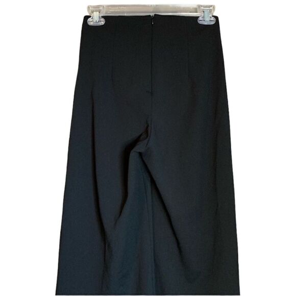 Blue blush black culottes with tie detail - Picture 8 of 10